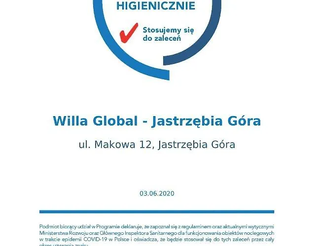 Global Komfortowe Nad Morzem فندق مبيت وإفطار Jastrzębia Góra